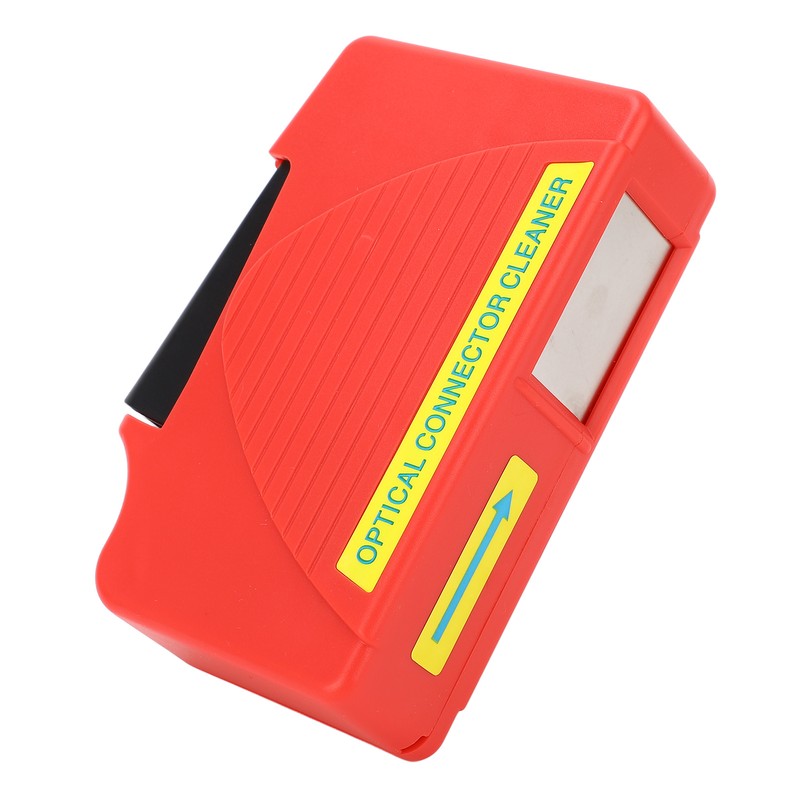 Red Optical Fiber Cleaning Box Compact Lightweight SC FC LC