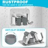 Wensdr 8 Pack Broom Holder Wall Mount, Stainless Steel Broom