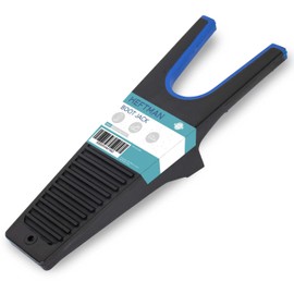 HEFTMAN Boot Jack - Heavy Duty Welly Boot Remover, Sturdy Plastic Boot Puller for Quick and Easy Removal of All Types/Sizes of Boots & Wellies - With Anti-Slip Rubber Grip & Shoe Scraper to Remove Mud