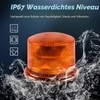 Yuanjoy LED Beacon, 12V/24V Yellow Warning Light with Magnet for