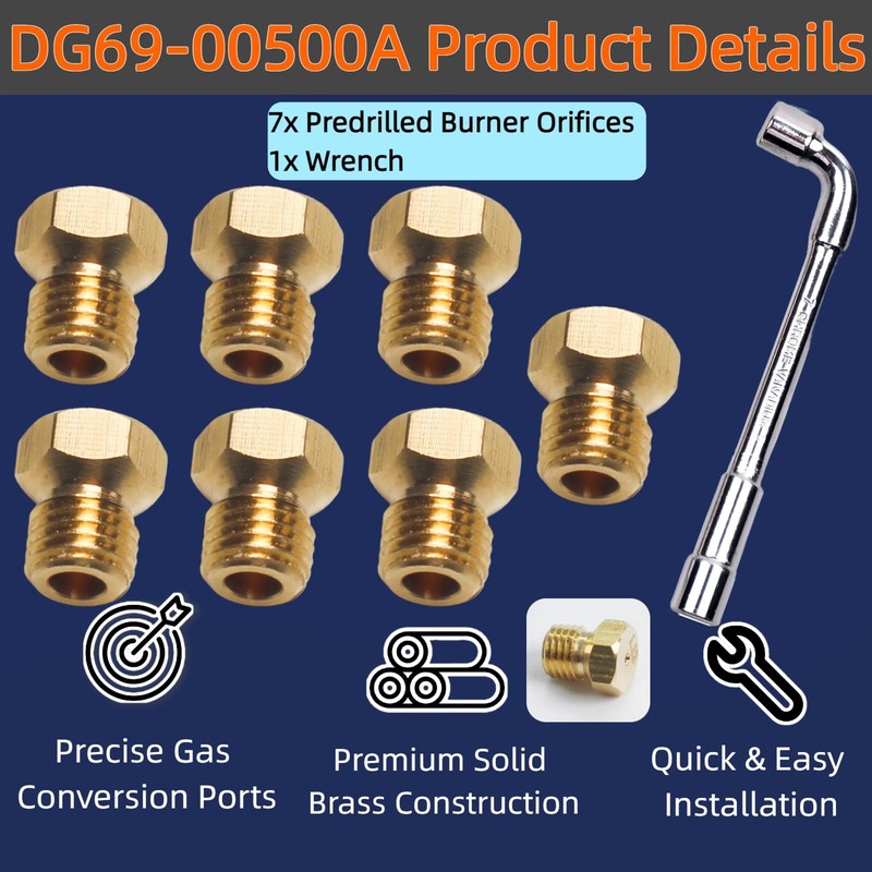 Compatible with Gas Range LP Propane Conversion Kit,DG69-00500A Replacement