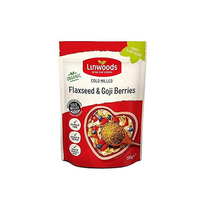 Linwoods Milled Flaxseed & Goji berries 200g - Pack of