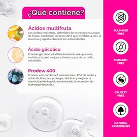 AHA Brightening Gel Lotion for women - Anti-aging anti-wrinkle face lotion gel - Tone Corrector - Collagen Booster - Paraben-free - 1.7 oz