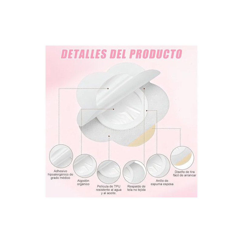 Parches Autoadhesivos de Aceite de Ricino para Ombligo, 120PCS Autoadhesivo