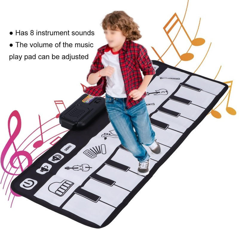 Children Music Piano Keyboard Dance Floor Mat Kid Musical Play