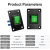 GUETNEU 1Pcs Green LED KCD4 Boat Rocker Switch 2-Position 4-Pin