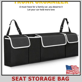refitting-auto-part 600D Oxford Trunk Organizer Folding Caddy Storage Collapse Bag for Car Truck SUV