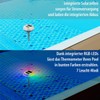 infactory Solar: Floating Pond & Pool Thermometer, RGB LEDs, LCD,