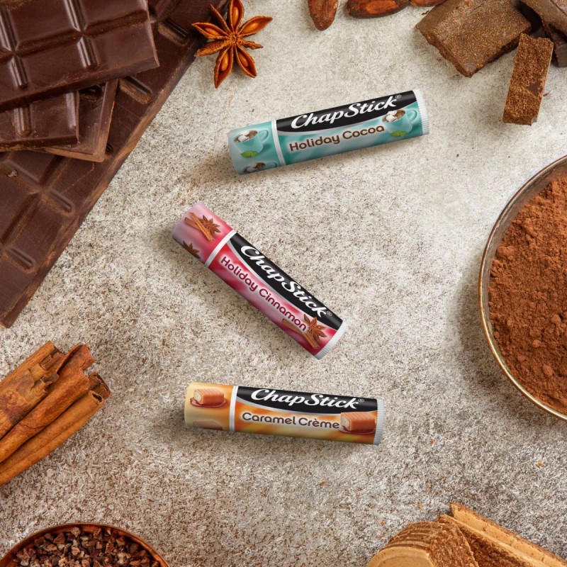 ChapStick 3-pack Bálsamos Labios Aromas Sabores Navidad Chap Stick 4g