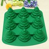 Honfitat Bluelover 3D Weihnachtsbaum Kuchenform aus Silikon, Backform für Kekse
