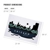 Lantern Press 1000 Piece Jigsaw Puzzle, Chicago, Illinois, Vector City