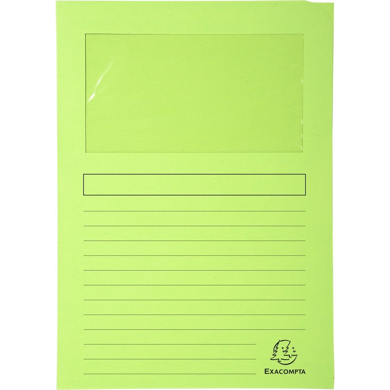 EXACOMPTA 50200E Wind Folder, Set of 10 Colors