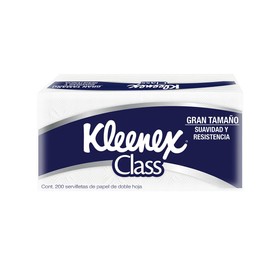 Kleenex Cottonelle Class Servilleta, Paquete con 200 Piezas de Doble Hoja