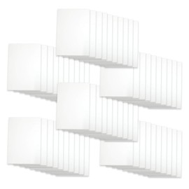 Felimoa Release Paper A4 Double Sided White Flake Seal Tape Dispensing Base Labels (Set of 100)