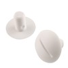 JCBIZ 6pcs White Swimming Pool Cleaner Plastic Hub Screw Kit