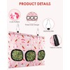 ERKOON Rabbits Hay Bag with 3 Holes, Hanging Hay Feeder