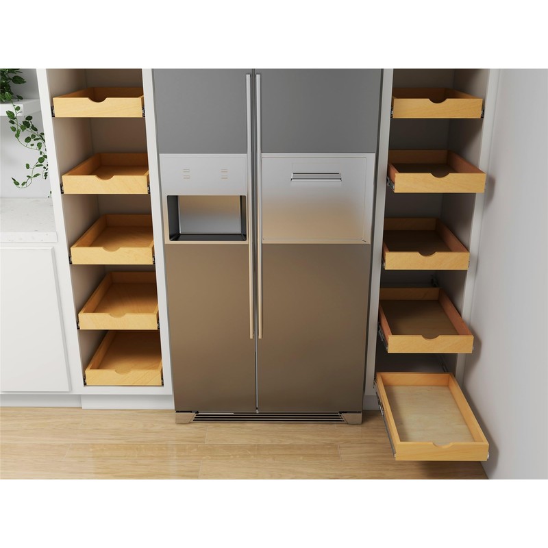 Elysian 14" Pull Out Kitchen Drawer for 18" Cabinets, Birch