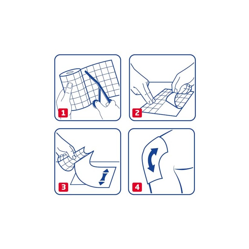 Cover-Roll Stretch 4" x 10 Yards Non-Woven Adhesive Bandage