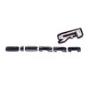 4PCS Elevation Sierra 4x4 Overlay Emblem 3D Door Rear Badge