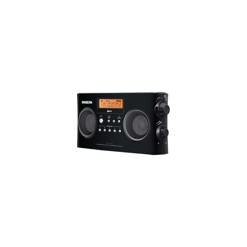 Sangean PR-D5 BK AM/FM Portable Radio with Digital Tuning and
