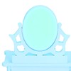 1:12 Scale Dollhouse Toilet Table High Simulation Wooden Miniature Dressing