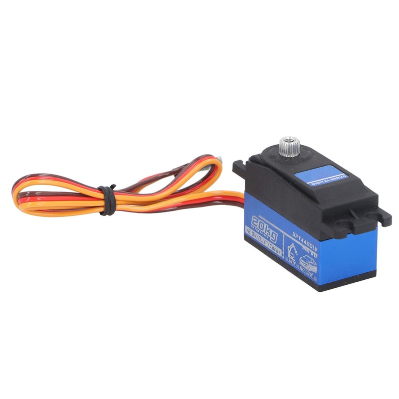20KG RC Digital Servo with Arm Blue Metal Gear Accurate