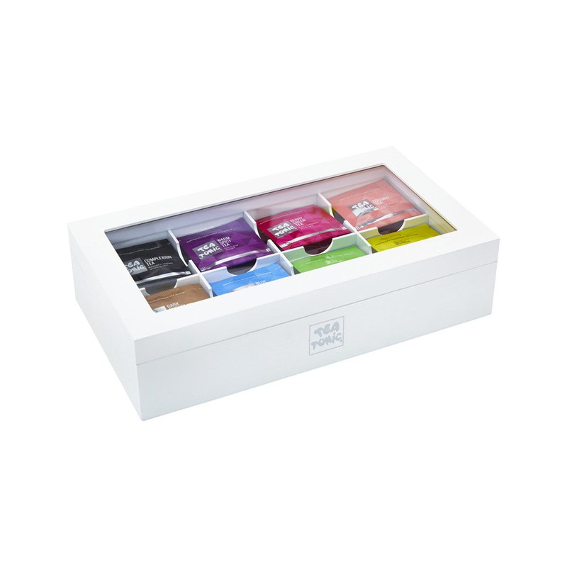 Tea Tonic Wooden Tea Chest Luxury x 56 Tea Bags