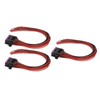 3 Pcs 16 Pin OBD2 Female Connector Cables 30cm J1962