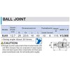 Tone Ball Joint BJ40 1/2 inch Drive Angle 0.5 inch