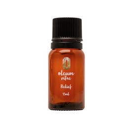 OLEUM VITAE Mezcla de Aceites Esenciales RELIEF 100% Puros – Gaulteria, Lavanda, Tomillo, Clavo, Jengibre, Cristales de Mentol y Alcanfor – Efecto Frí