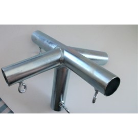 Golden Valley Tools & Tarps 5 Way TOP Center Low Peak w/Leg 1 3/8" Canopy Fitting (FV5F) 1 3/8" Pipe