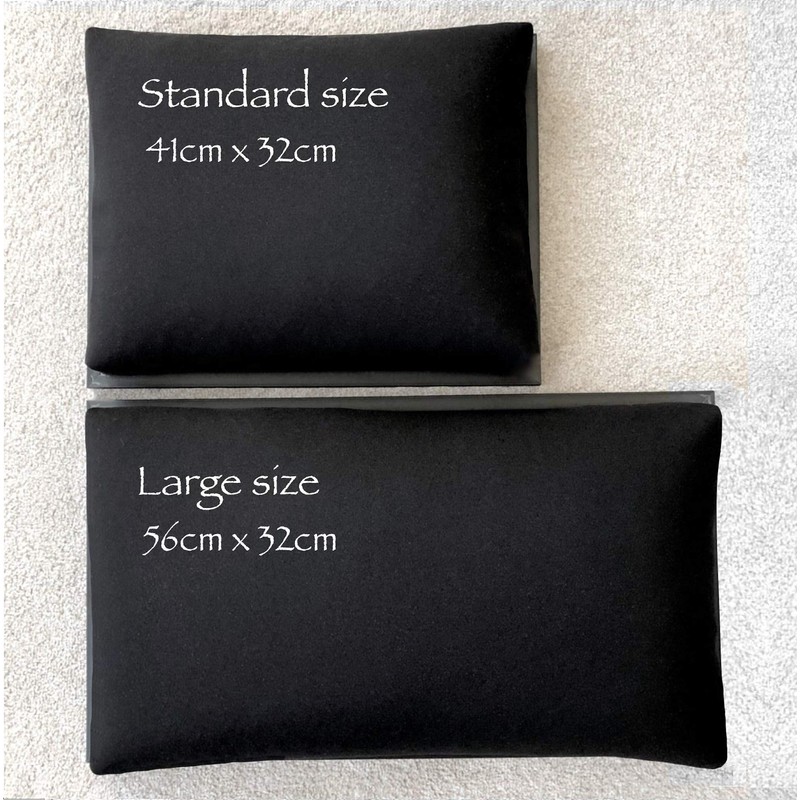 BLACK LAPTOP TRAY: Bean Bag Cushioned Laptop Desk, Padded TV