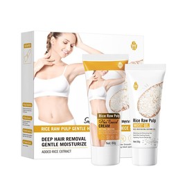 Hair Removal Cream & Rice Moist Gel Set