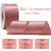 Ribtcute Dusty Pink Satin Ribbon 2 Inch X 25 Yards