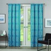 ECLIPSE Benchley Rod Pocket Curtains for Bedroom, Single Panel, 37x63,