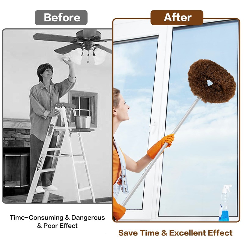 Ceiling Fan Cleaner Duster Reusable Microfiber Ceiling Fan Blade Cleaner