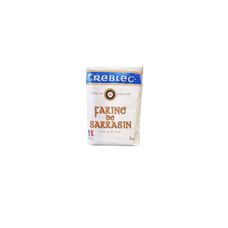 Treblec Farine de Sarrasin French Imported Buckwheat Flour, 2.2lbs
