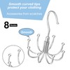 2 Pack Belt Hanger with 8 Claws, Belt Organizer for