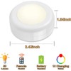 SIXDEFLY Wireless 16 Color Changing LED Puck Light 6 Pack