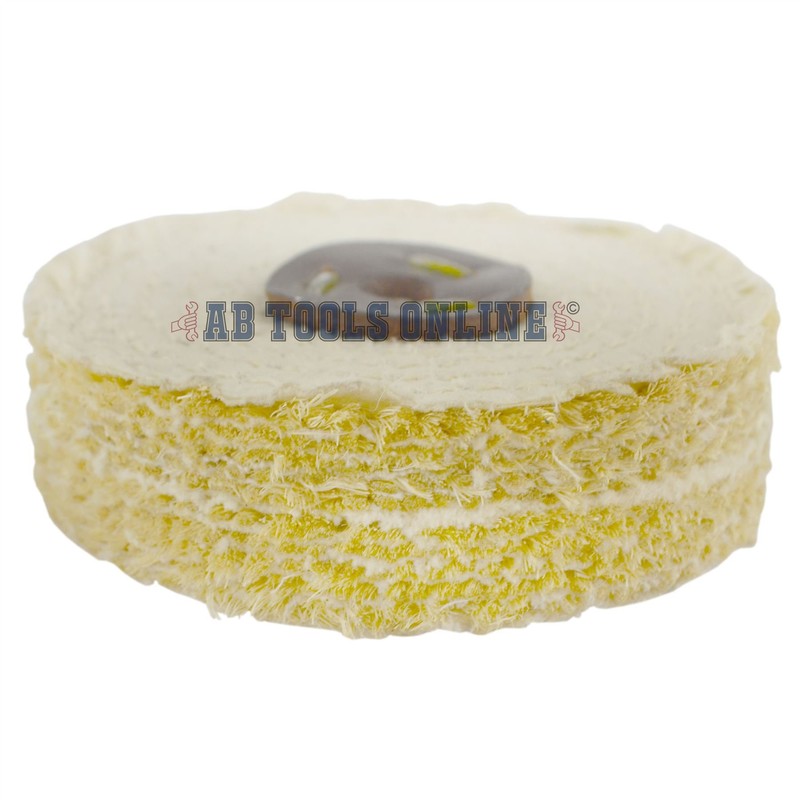 Coarse Sisal Fast Cut Buffing Polishing Mop 4" x 1"