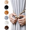 NazTur Magnetic Curtain Tiebacks- Upgrade 2022 with a Thicker Twist