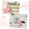 Pack of 2 Mini Staplers Wooden Animal Stapler Animal Shape