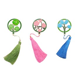 Rose-Samira Metal Creative Bookmark,Chinese Style Unique Vintage Series,Gift for Reader,Student (Flower Story-E)