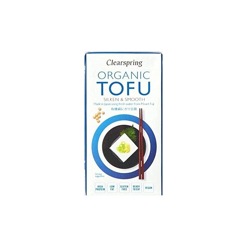 Organic Soft & Silken Tofu 300g (Clearspring)