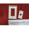 Russound Almond Russound Embossed 'R' Wall Plate for Impedance Series