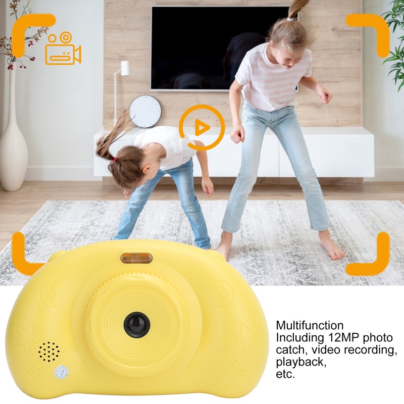 12MP Digital Camera for Kids Children Toy Cute Camcorder with