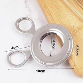 Egg Opener, Egg Picker, Stainless Steel Egg Scissor Time-Saving Egg Cutter, Gourmet Egg Topper, Egg Opener Made of Stainless Steel Egg Cutter for Raw and Boiled Eggs, Kitchen Tool