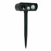 Solar Powered LED Animal Repeller Ultrasonic Waterproof Animal Repellent for