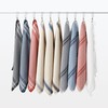 MUJI MC0ZLA3A Indian Cotton Fine Count, Multi Cross/Checked, Red, Approx.