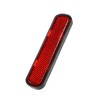 Partuto Universal Reflector Motorcycle Safety Spoke Reflective w/Screw Red Replacement